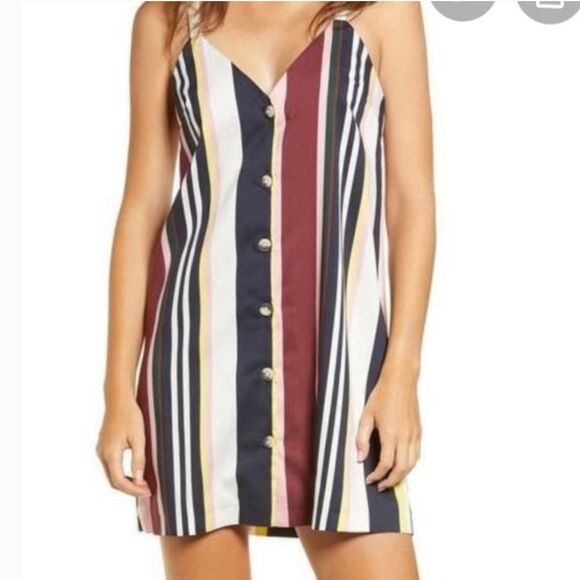 Topshop Striped Dress - Picture 4 of 8